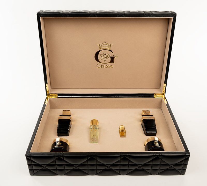 BOX 2 PERFUME & 2 DOKHON & H.M